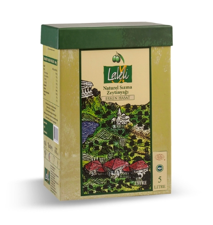 Organik Erken Hasat Zeytinyağı 5 Lt. Bag in Box  (YENİ SEZON) resmi