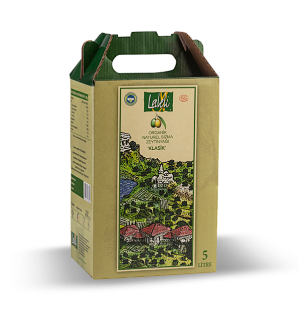 Organik KLASİK Naturel Sızma Zeytinyağı 5lt Bag in Box  resmi