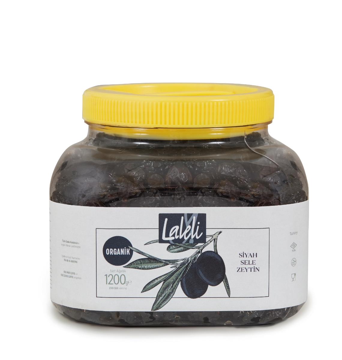 Organik Sele Zeytin 1,2kg Pet Ambalaj resmi
