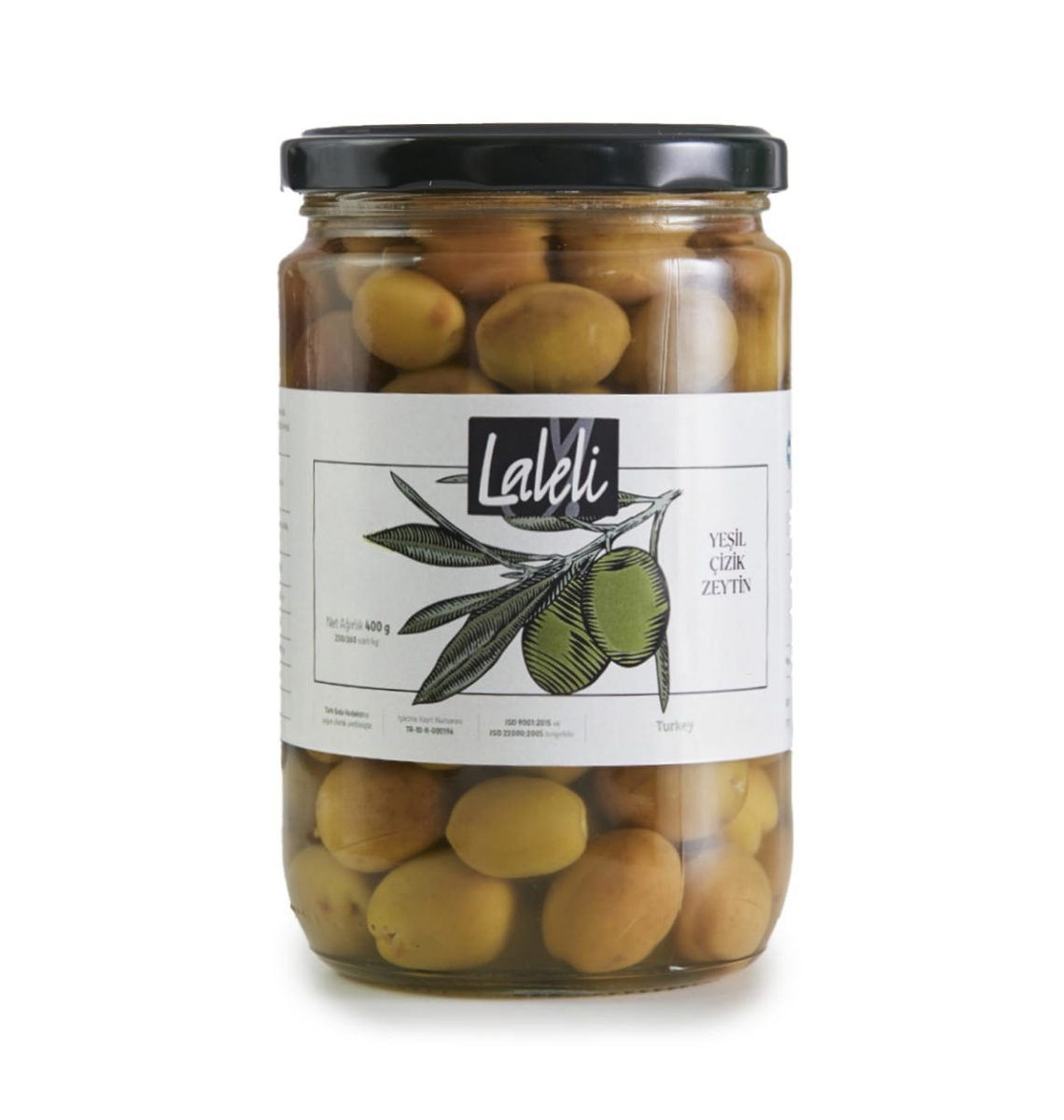Yeşil Çizik Zeytin 400 gr.  resmi