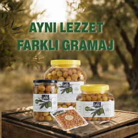 Organik Yeşil Salamura Zeytin 2,2 kg  resmi