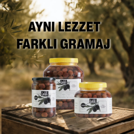 Organik Siyah Salamura Zeytin 2,2 kg resmi