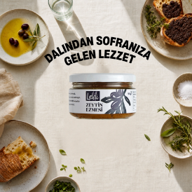 Siyah Zeytin Ezmesi Sade  180 g resmi