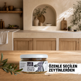 Siyah  Zeytin Ezmesi Sarımsaklı 180 g resmi