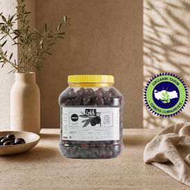 Organik Siyah Tuzsuz Çevirme Zeytin 2,2 kg resmi