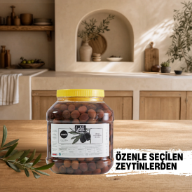 Organik Siyah Salamura Zeytin 2,2 kg resmi