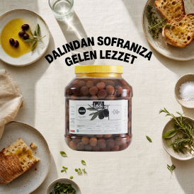 Organik Siyah Salamura Zeytin 2,2 kg resmi