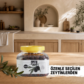 Organik Siyah Çevirme Zeytin 1,2 kg resmi