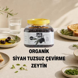 Organik Tuzsuz Çevirme Zeytin 1,2 kg resmi