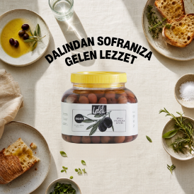 Organik Siyah Salamura Zeytin 1,2 kg resmi