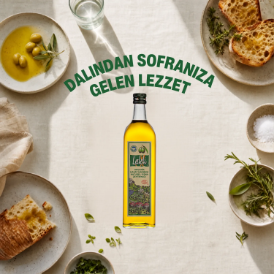 Organik Hasat Harmanı Zeytinyağı 1 L  resmi