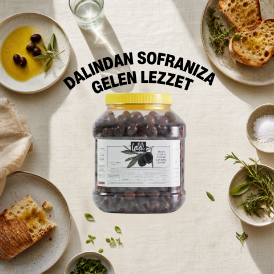 Siyah Tuzsuz Çevirme Zeytin 2,2 Kg resmi