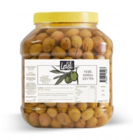  Yeşil Kırma Zeytin 2,2 kg resmi