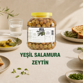 Yeşil Salamura Zeytin 2,2 kg resmi