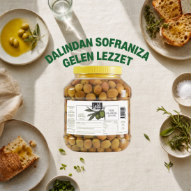 Yeşil Salamura Zeytin 2,2 kg resmi
