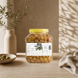  Yeşil Kırma Zeytin 2,2 kg resmi