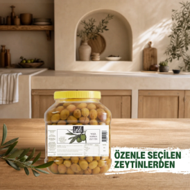  Yeşil Kırma Zeytin 2,2 kg resmi