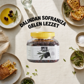 Siyah Çevirme Zeytin 1,2 kg resmi